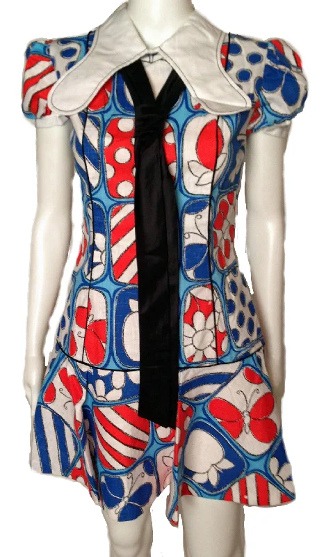 Mod Mini Dress Deadstock 1960s Trendy Bodycon Mini Dress