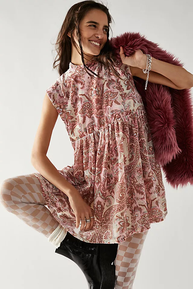 All The Time Velvet Mini Dress Fashionable Button-Front Mini Dress