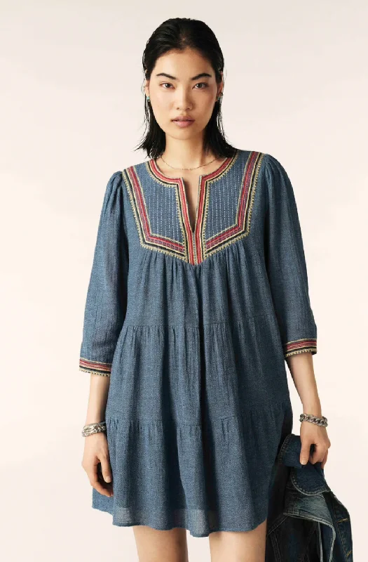 Ciana Mini Dress Cozy Ribbed Mini Dress