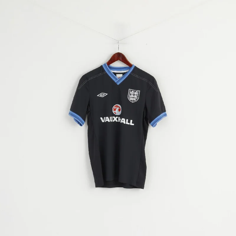 Umbro Women M Shirt Navy National England Team Football Jersey Sport Top Comfortable Knit Short Shirt Umbro Women M Shirt Navy National England Team Football Jersey Sport Top Comfortable Knit Short Shirt