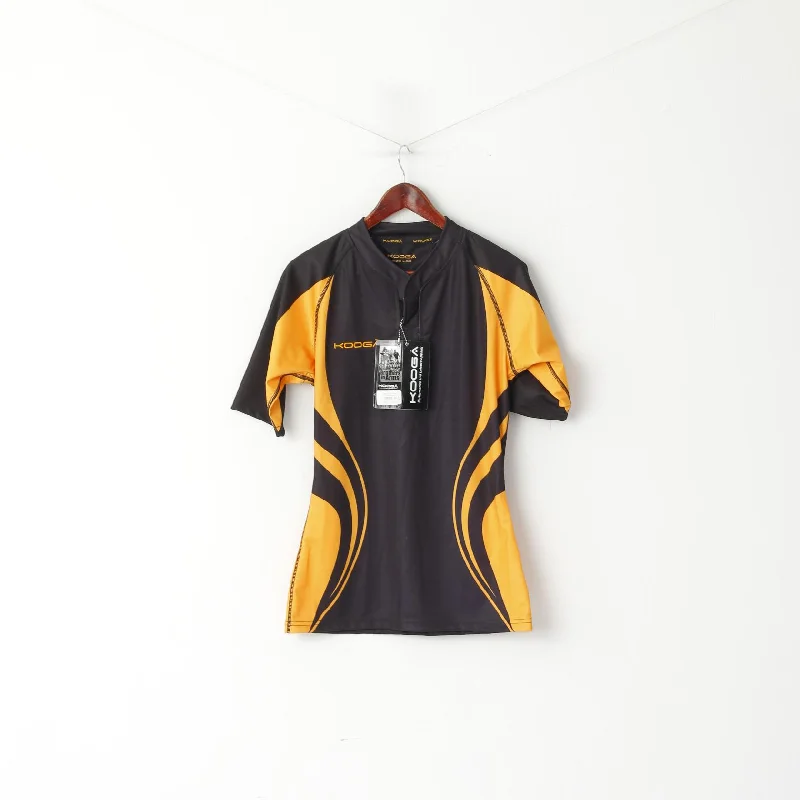 New Kooga Women L Shirt Black Tight Fit Curve Rugby Performance Jersey Top Comfortable Fitted Short Sleeve New Kooga Women L Shirt Black Tight Fit Curve Rugby Performance Jersey Top Comfortable Fitted Short Sleeve