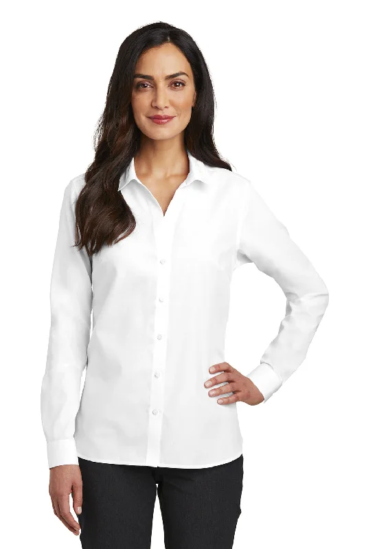 Red House Womens Nailhead Wrinkle Resistant Long Sleeve Button Down Shirt - White - Closeout Chic Embellished Short Sleeve Red House Womens Nailhead Wrinkle Resistant Long Sleeve Button Down Shirt - White - Closeout Chic Embellished Short Sleeve