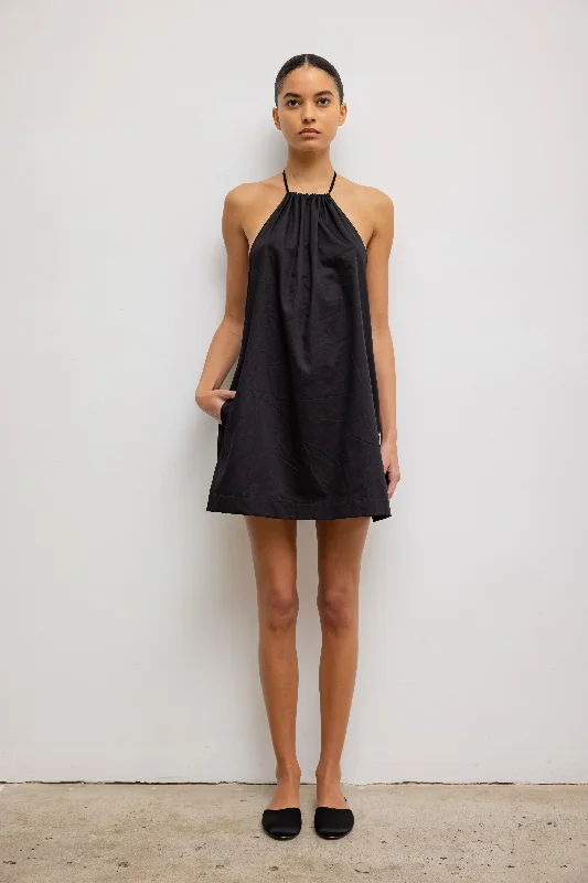 Yoko Halter Mini Dress Comfortable Boho Mini Dress