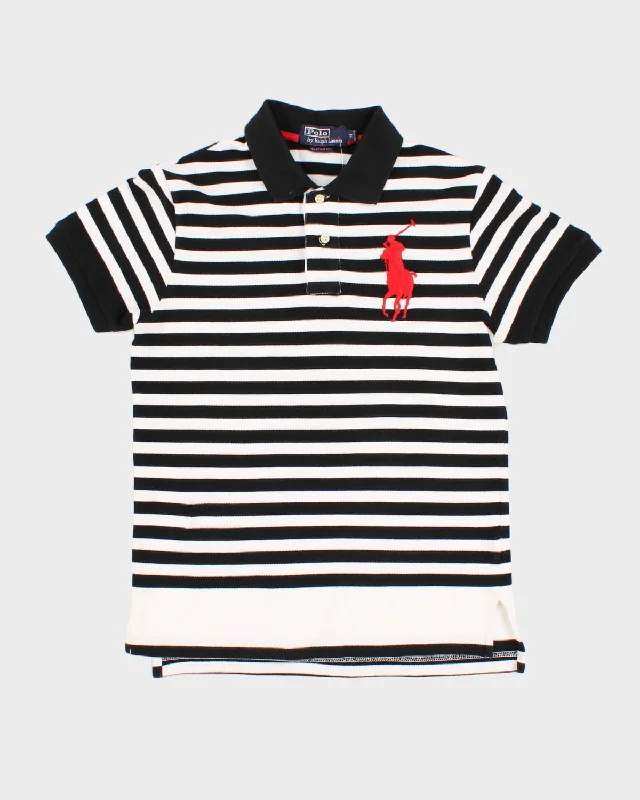 90's Ralph Lauren Polo T-Shirt - M Print Jacquard Patchwork