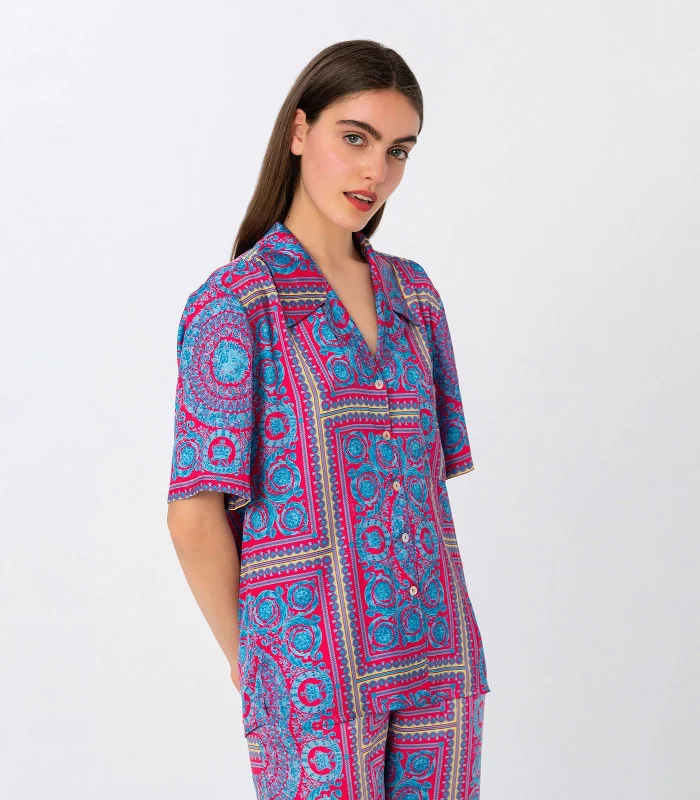 Amelie Print Shirt Relaxed Fit Short Tunic