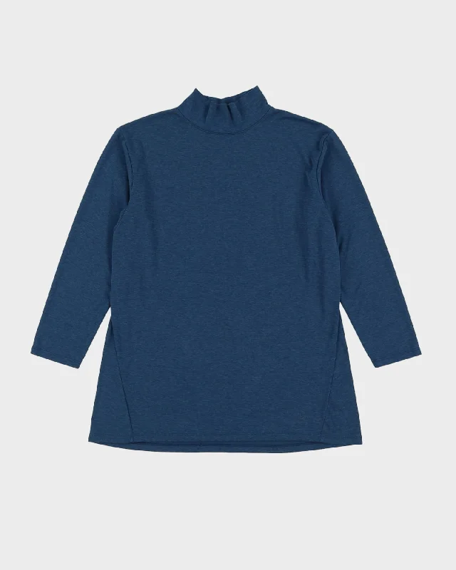 Arc'Teryx Blue Long Sleeve Dri-Fit T-Shirt - L Cozy Warm Stylish