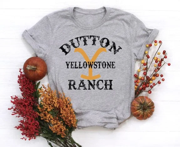 Dutton Ranch Tee Shirt Fashionable Short Sleeve Shirt