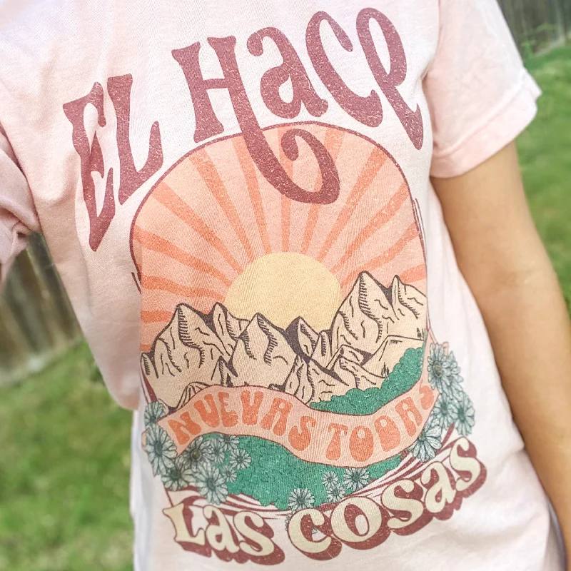 El Hace Nuevas Todas Las Cosas - Unisex T-shirt Beaded Sequined Faux Fur