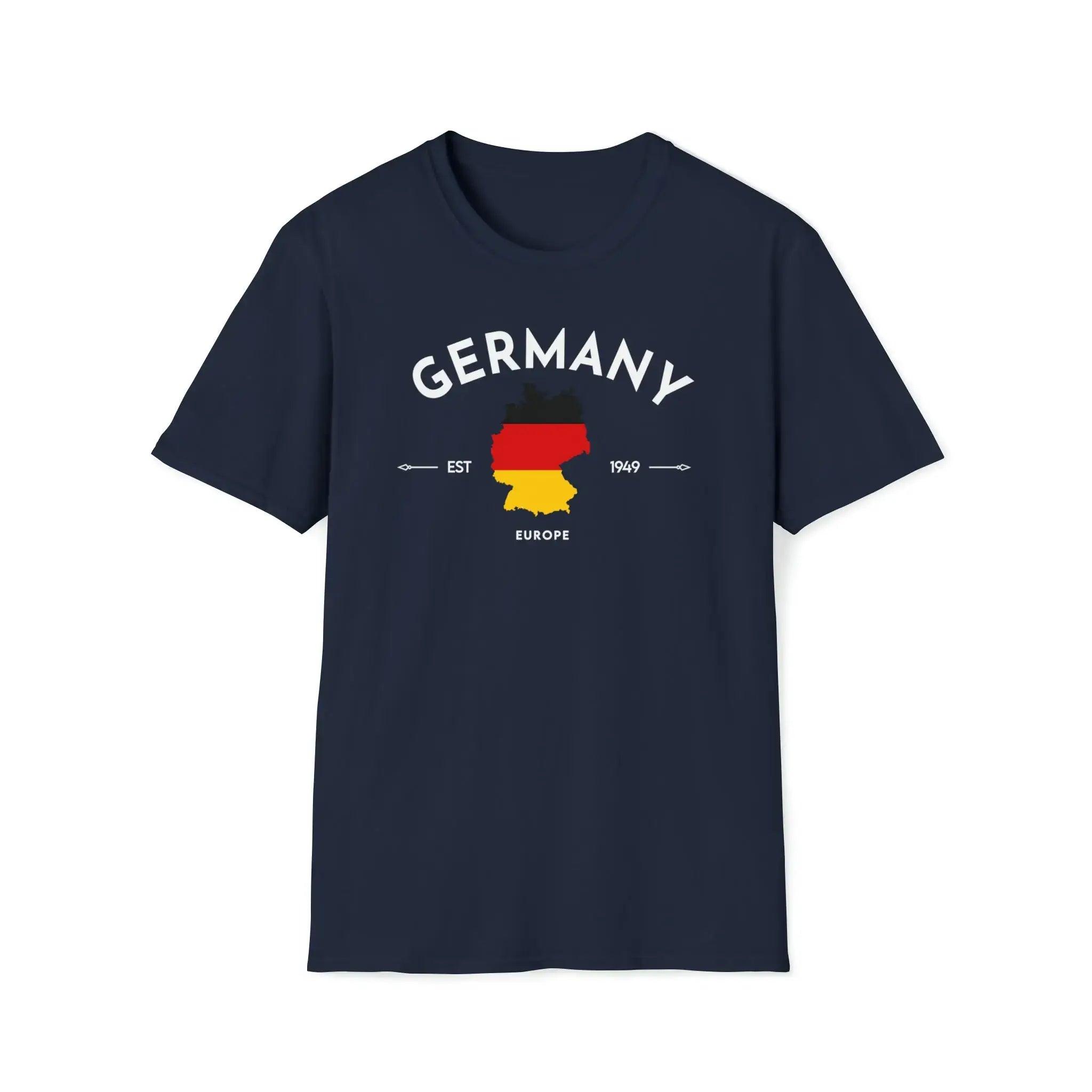 Germany Flag T-shirt Thin T-Shirt Open Front Quick Dry