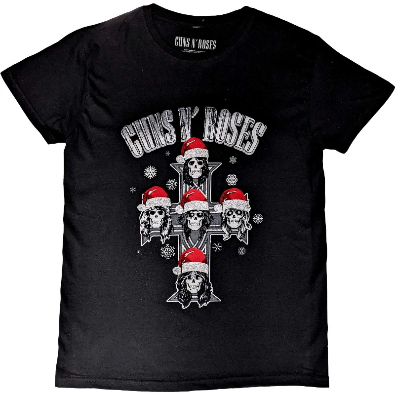 Guns N' Roses | Official Band T-Shirt | Appetite Christmas Satin Fabric Silk Fabric Chiffon Fabric Guns N' Roses | Official Band T-Shirt | Appetite Christmas Satin Fabric Silk Fabric Chiffon Fabric