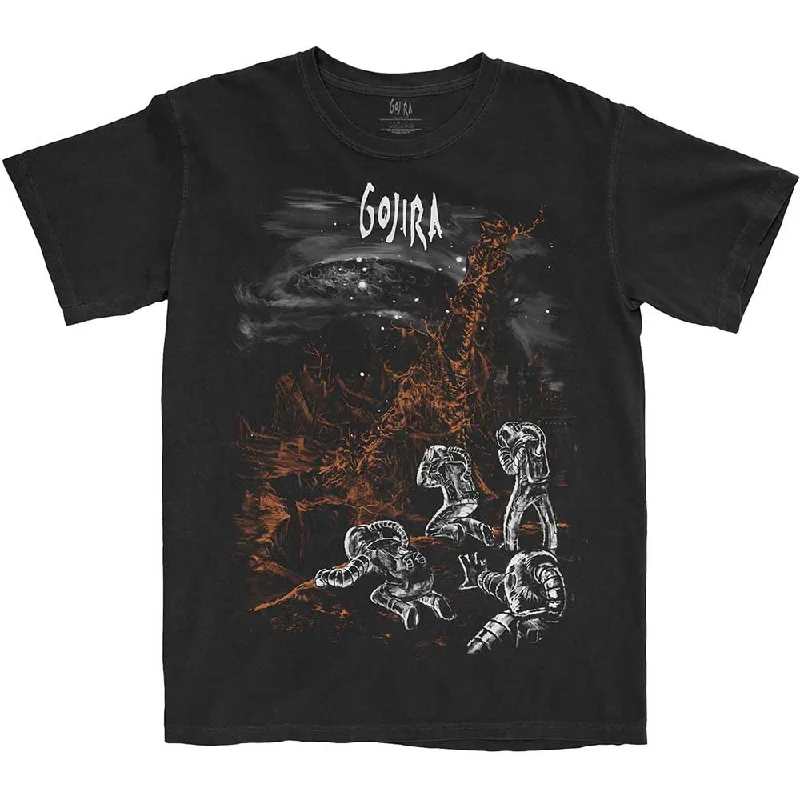 Gojira | Official Band T-shirt | Eiffel Falls Notch Collar Peter Pan Collar Cowl Neck Gojira | Official Band T-shirt | Eiffel Falls Notch Collar Peter Pan Collar Cowl Neck