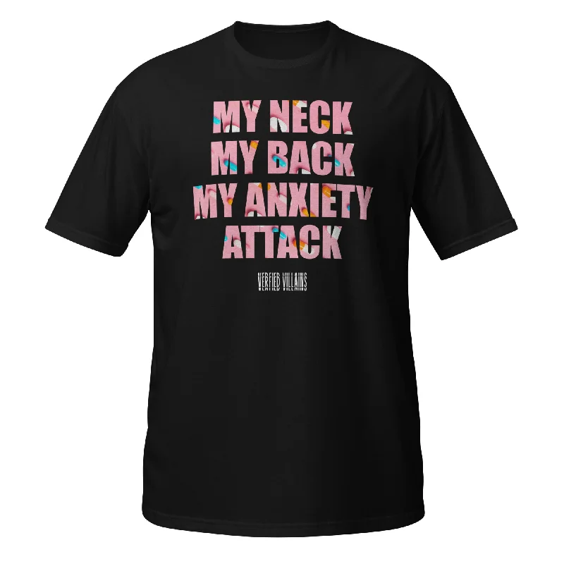 Shirt - Unisex: Verified Villains - Anxiety Comfortable Ribbed Short Sleeve