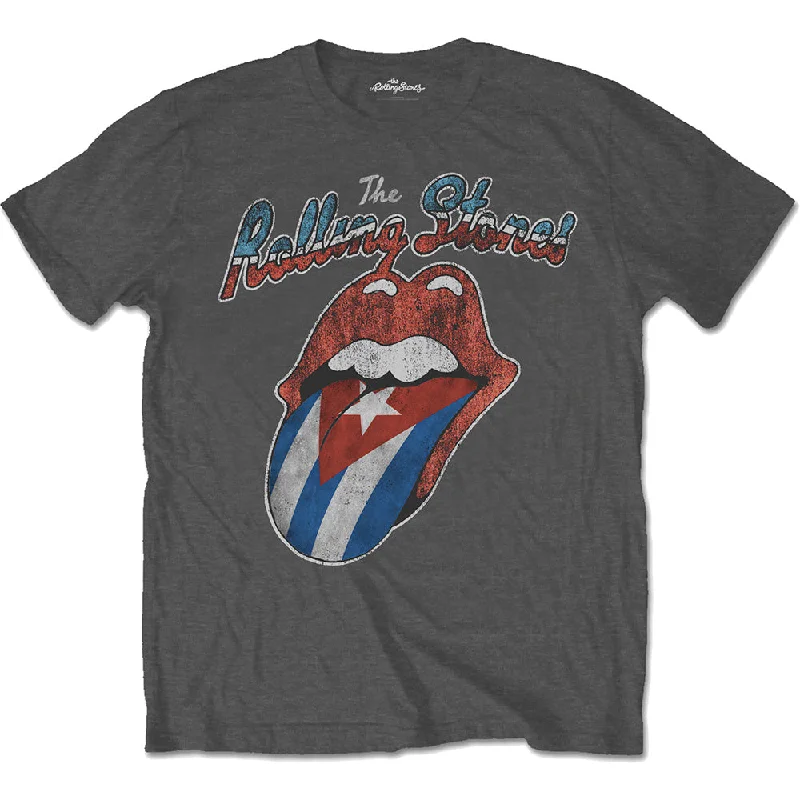 The Rolling Stones | Official Band T-Shirt | Rocks Off Cuba Elegant Classic Vintage