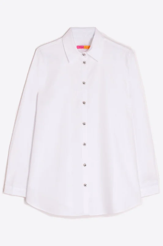 Vilagallo 31566 White Shirt Elegant Button-Down Short Shirt