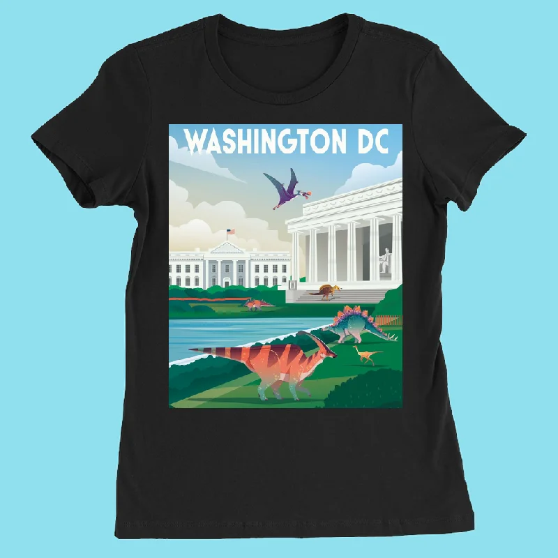 Women Washington DC T-Shirt Chenille Blend Fleece Blend Nylon Blend