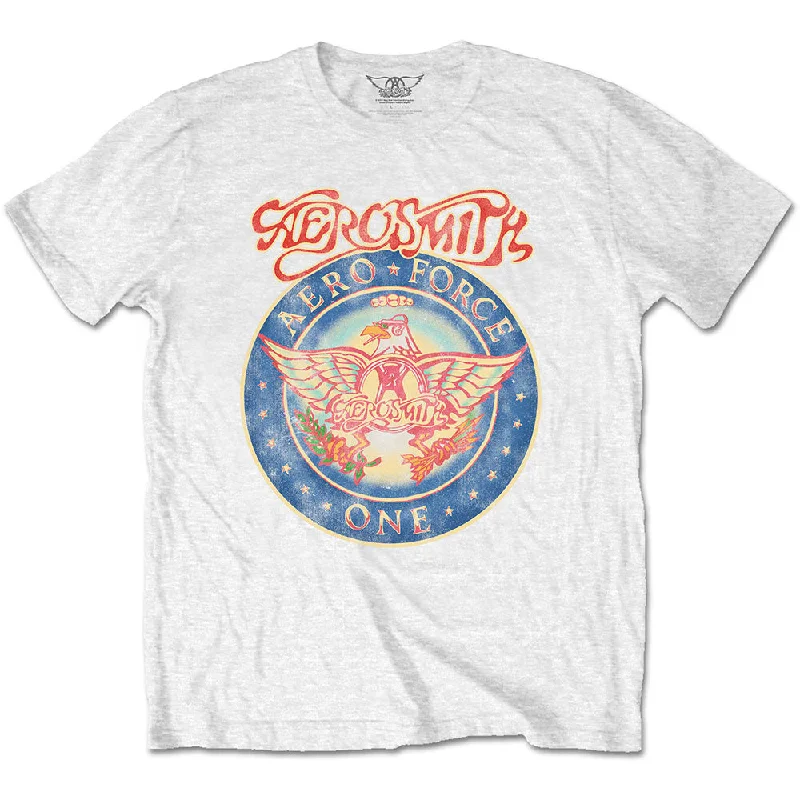 Aerosmith | Official Band T-Shirt | Aero Force Iron Safe Non-Iron Wrinkle Free