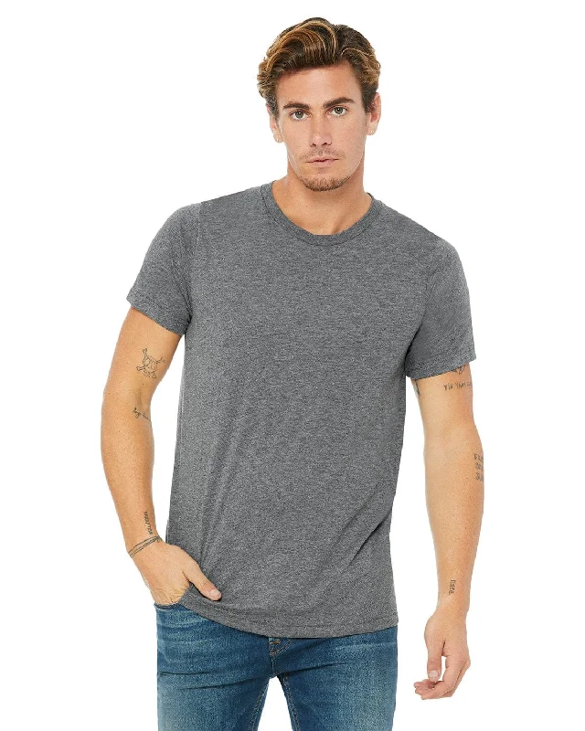 Bella+Canvas Triblend T-Shirt | Grey Triblend Mesh Fabric Canvas Fabric Denim Fabric