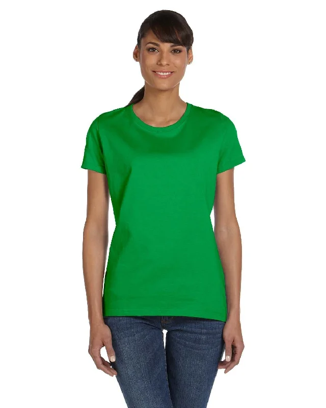 Fruit of the Loom Ladies Heavy Cotton T-Shirt | Kelly Nylon Fabric Polyester Fabric Spandex Fabric