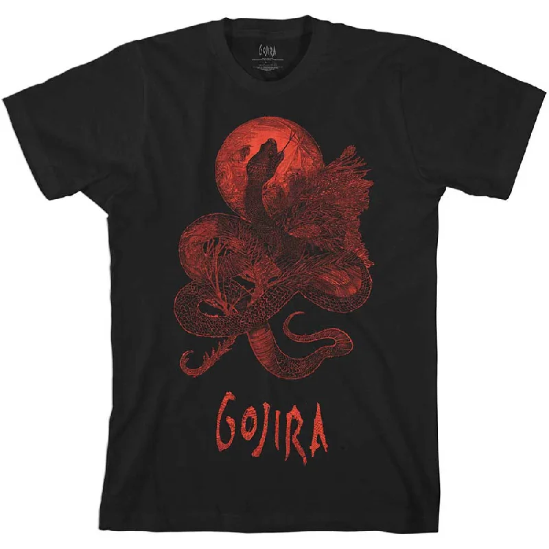 Gojira | Official Band T-shirt | Serpent Moon Houndstooth Herringbone Solid