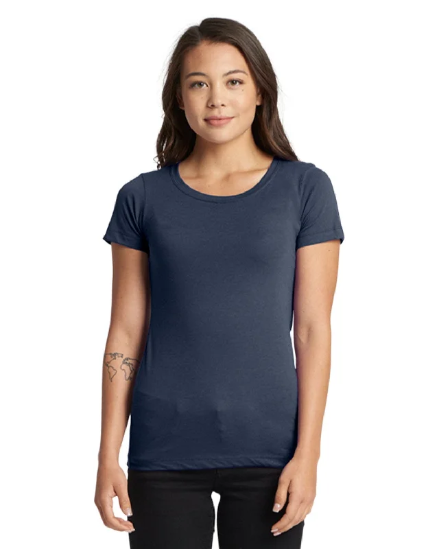 Next Level Ladies Ideal Short Sleeve Crew Tee | Indigo Elegant Classic Vintage