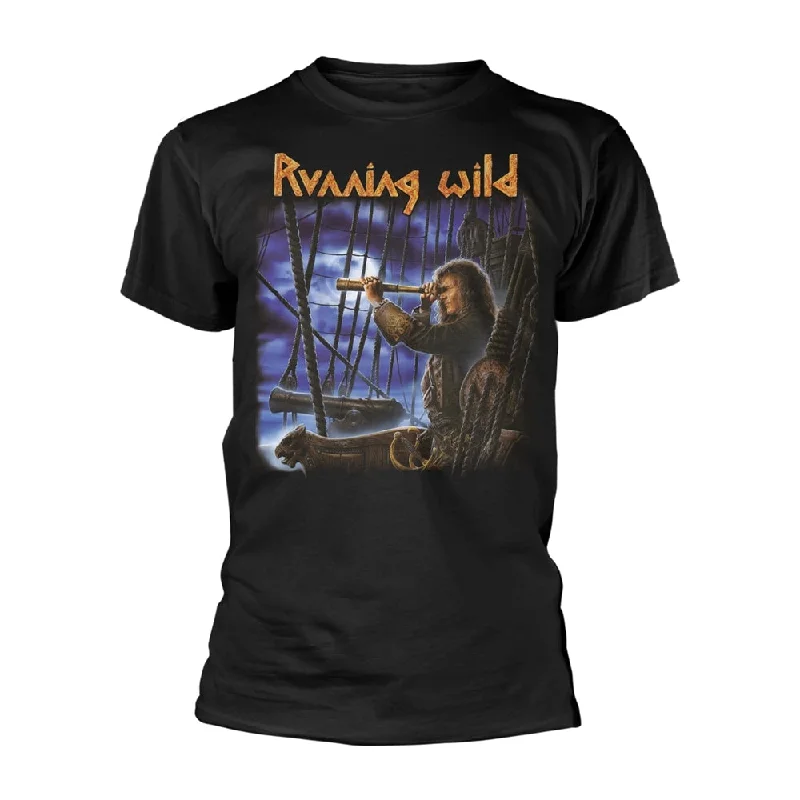 Running Wild Unisex T-shirt: Privateer (back print) Oversized T-Shirt Spandex breathable