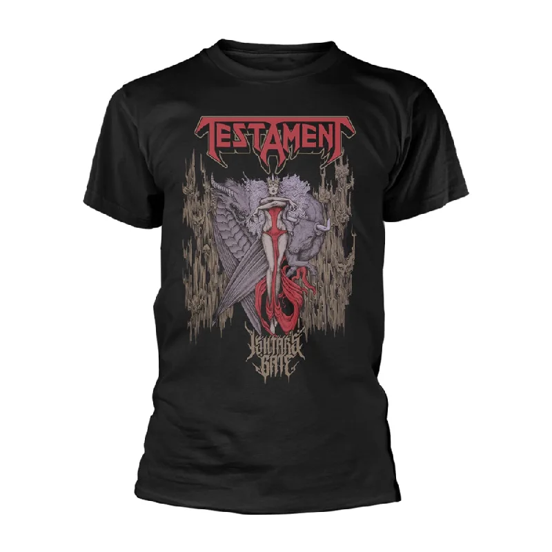 Testament | Official Band T-Shirt | Ishtars Gate Collared T-Shirt Boat Neck A-Line