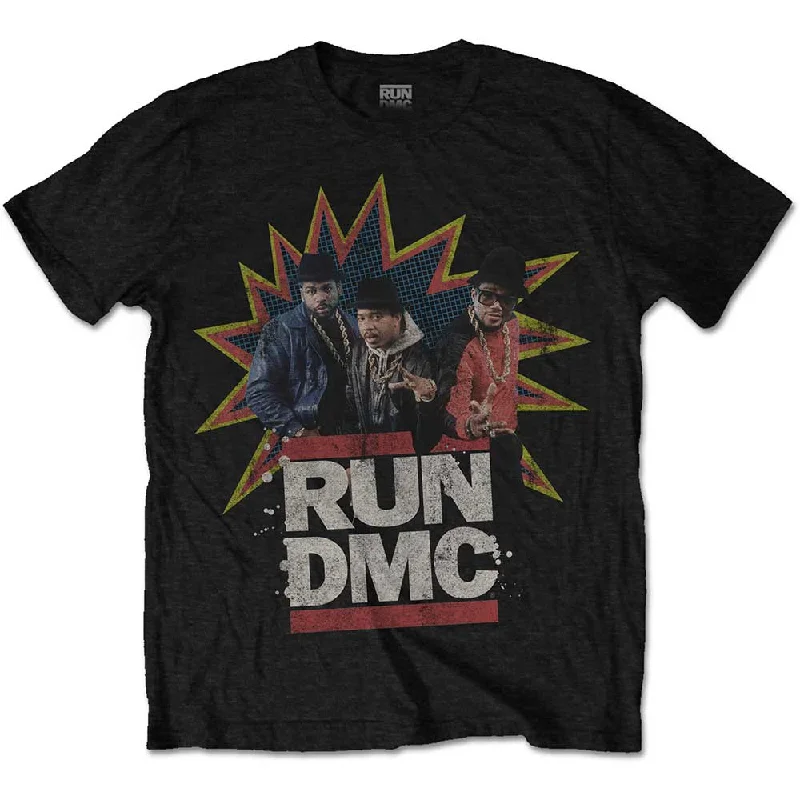 Run DMC | Official Band T-Shirt | POW! Fleece Nylon Spandex