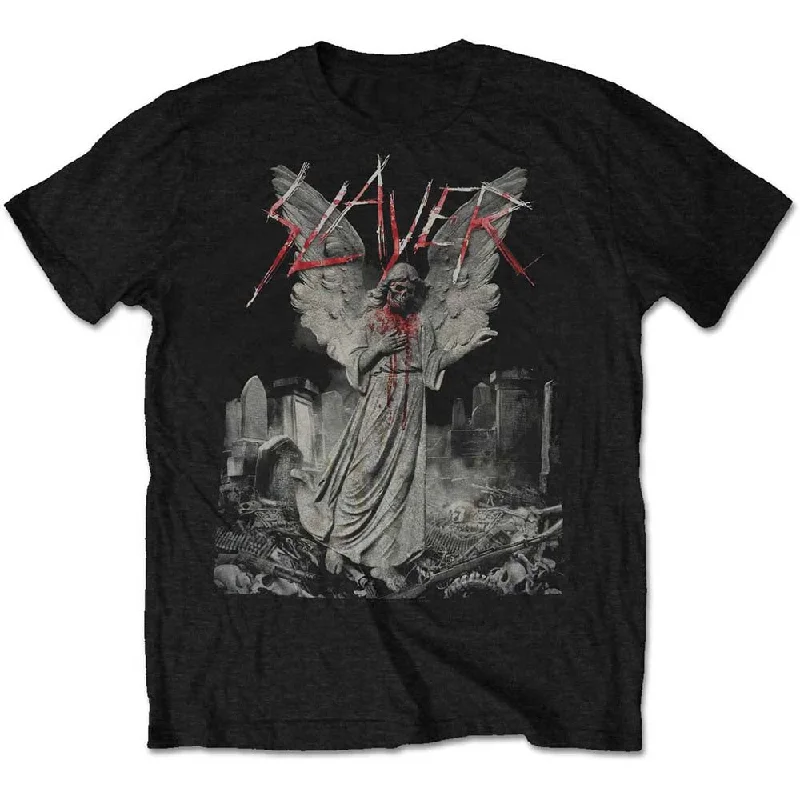 Slayer | Official Band T-Shirt | Gravestone Walks Fashionable Trendy Casual