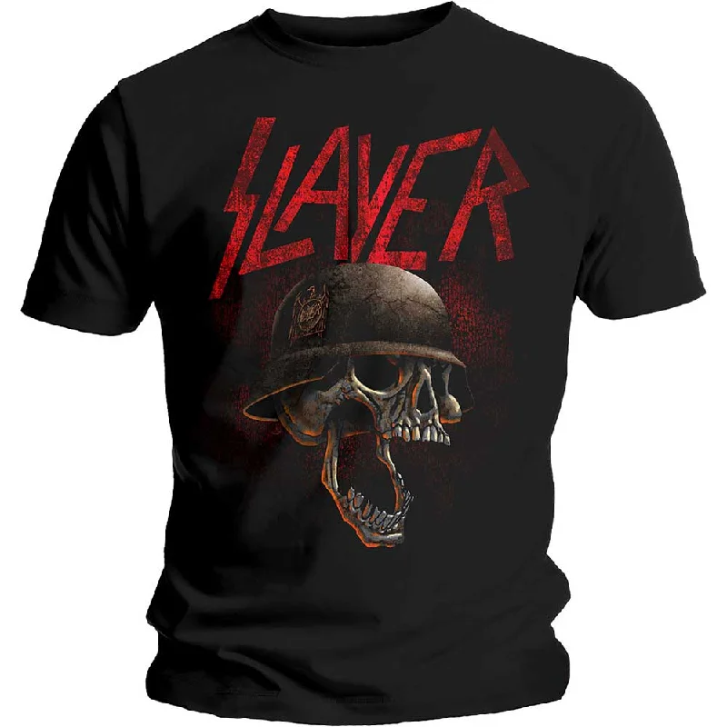 Slayer | Official Band T-Shirt | Hellmitt Collared Crew Neck Turtle Neck