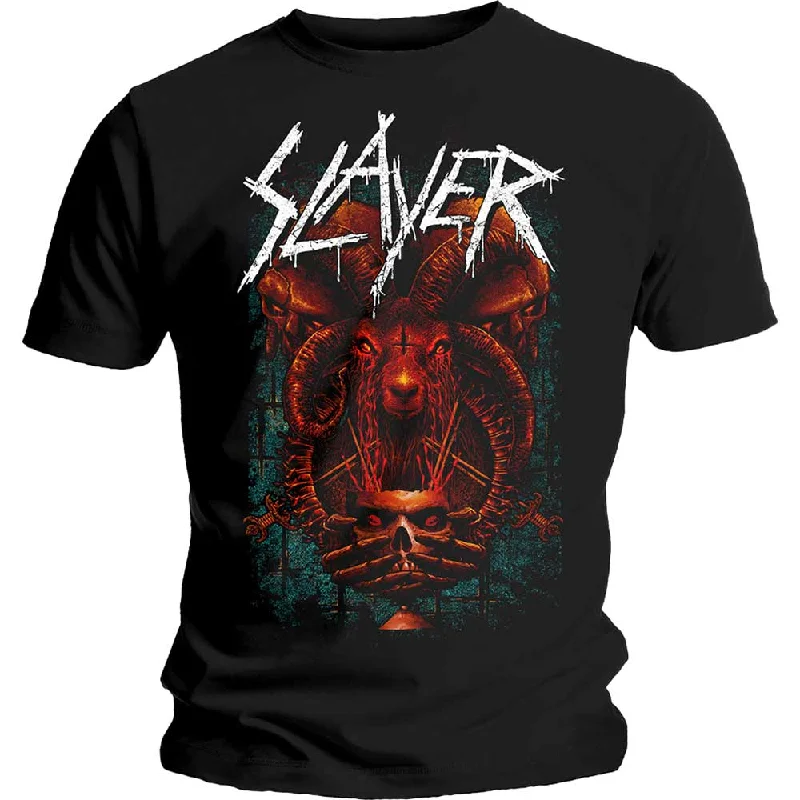 Slayer | Official Band T-Shirt | Offering Chenille Blend Fleece Blend Nylon Blend