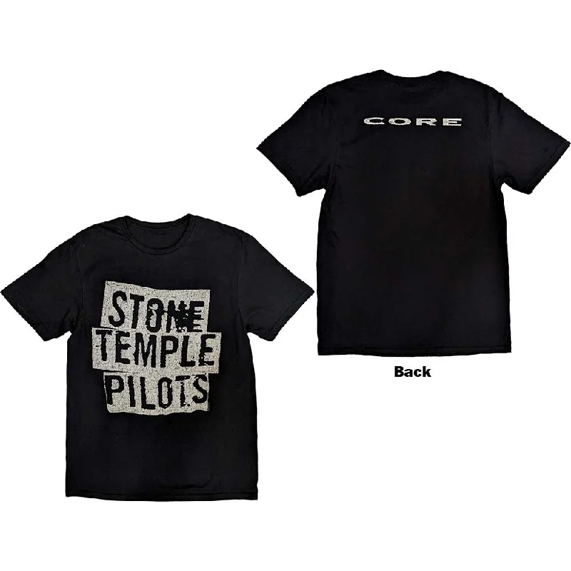 Stone Temple Pilots | Official Band T-Shirt | Core (Back Print) Iron Safe Non-Iron Wrinkle Free