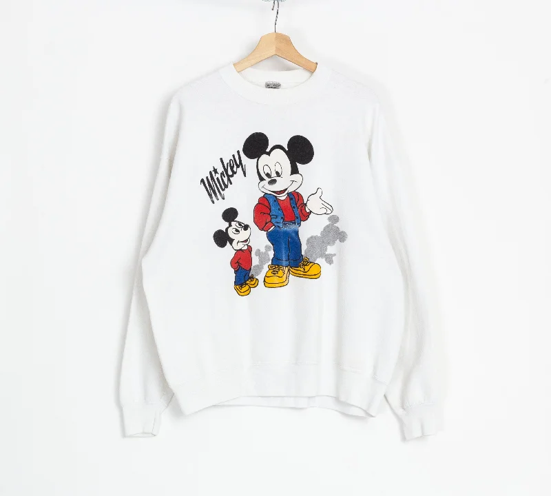 90s Mickey Mouse Bootleg Sweatshirt - Extra Large Oversized Hoodie Comfort Casual