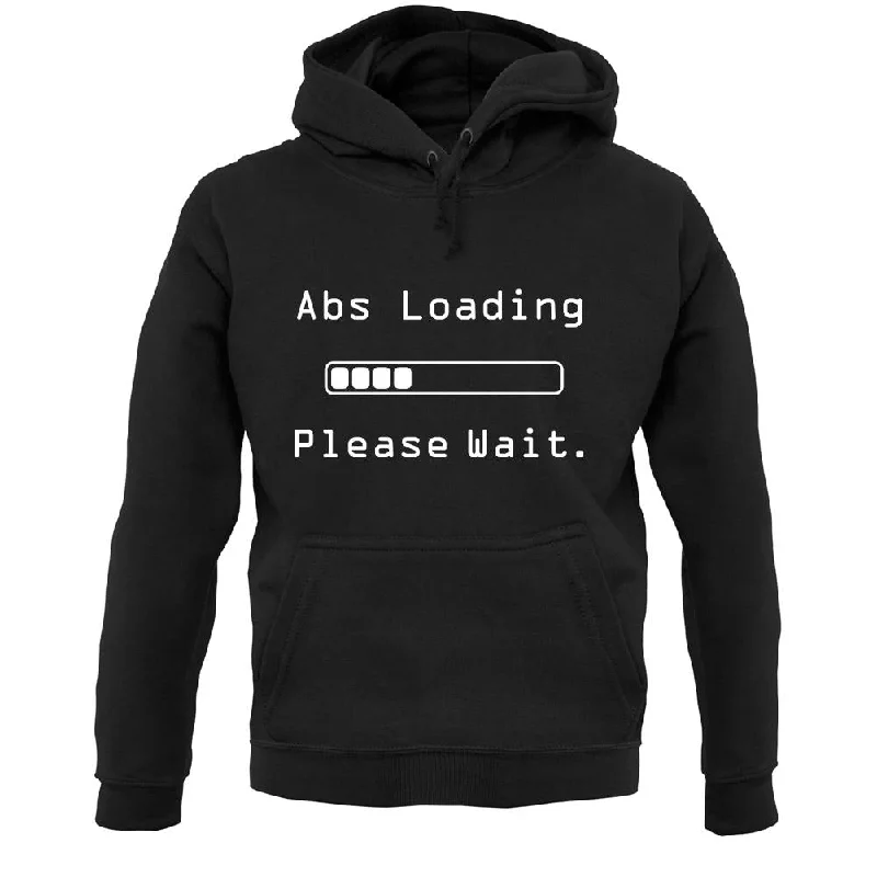 Abs Loading Please Wait Unisex Hoodie Hoodie with Thumb Holes Functional Cozy