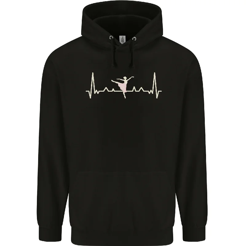 Ballerina Dancer ECG Dancing Ballet Pulse Mens 80% Cotton Hoodie Hoodie with Raglan Sleeves Sporty Comfortable Ballerina Dancer ECG Dancing Ballet Pulse Mens 80% Cotton Hoodie Hoodie with Raglan Sleeves Sporty Comfortable