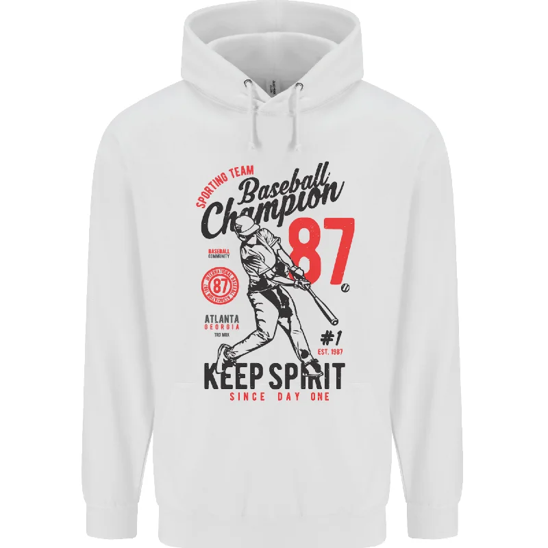 Baseball Champion Player Mens 80% Cotton Hoodie Hoodie with Pocket Utility Practical Baseball Champion Player Mens 80% Cotton Hoodie Hoodie with Pocket Utility Practical