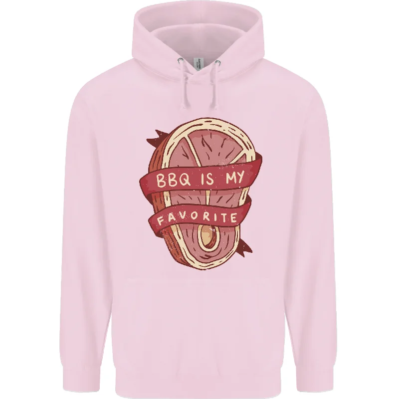 BBQ is My Favourite Funny Steak Grill Braai Mens 80% Cotton Hoodie Hoodie with Crew Neck Simple Timeless BBQ is My Favourite Funny Steak Grill Braai Mens 80% Cotton Hoodie Hoodie with Crew Neck Simple Timeless