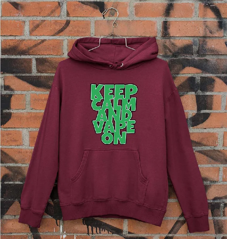 keep calm and vape on Unisex Hoodie for Men/Women Hoodie with Metallic Shiny Futuristic keep calm and vape on Unisex Hoodie for Men/Women Hoodie with Metallic Shiny Futuristic
