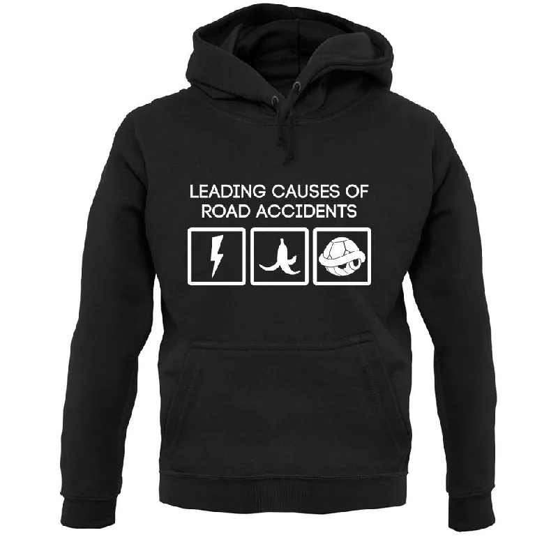 Leading Cause Of Road Accidents Unisex Hoodie Hoodie with Set-In Sleeves Structured Classic Leading Cause Of Road Accidents Unisex Hoodie Hoodie with Set-In Sleeves Structured Classic
