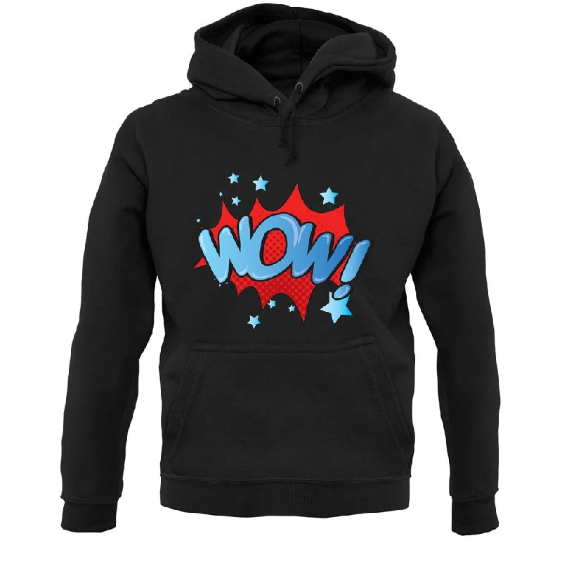 Wow! Word Art Unisex Hoodie Hoodie Crop Top Short Trendy