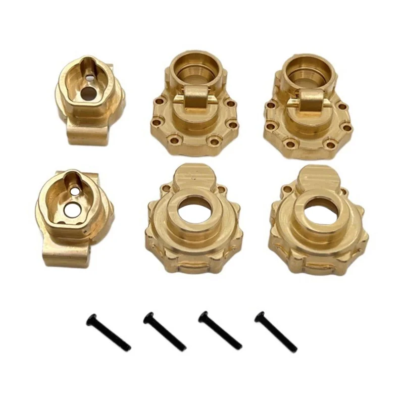 1/10 Brass Steering Cup Counterweight Upgrade Parts for RC Crawler Soft Mesh Bra