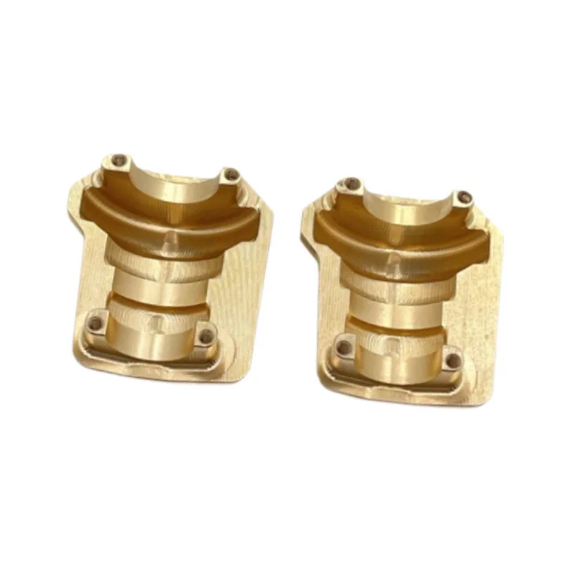 2 Pieces 1/10 Brass Front Rear Bridge Axle Cover Spare Parts for R1001 R1002 Contour Bra Style