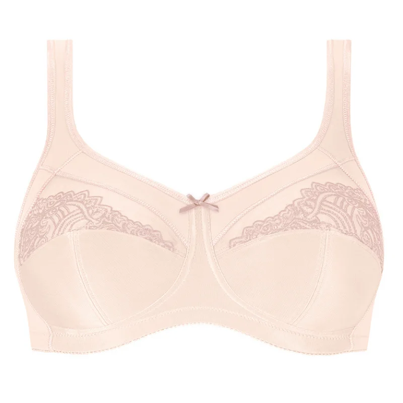 Amoena Isadora Mastectomy Bra Light Rose High-Cut Bra Design