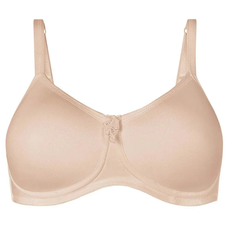 Amoena Mara Moulded Mastectomy Bra Light Sand Chic Satin Bra