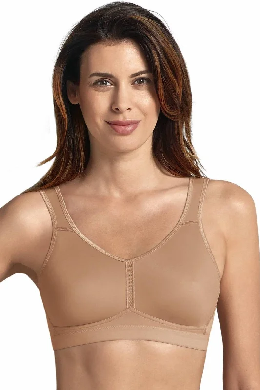 Anita Vivana Active Mastectomy Sports Bra - Deep Sand Breathable Full Coverage