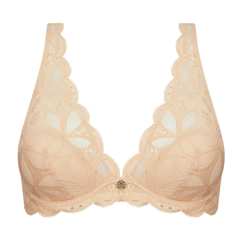 Antigel Stricto Sensuelle Triangle Bra Peche Breathable Full Coverage