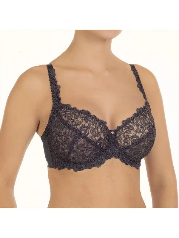 Black Evelen Soft Cup Bra Seamless Fit Bra