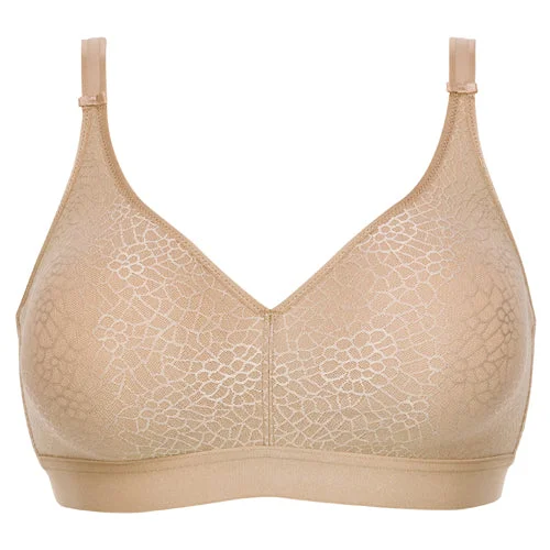 Chantelle C'Magnifique Full Bust Wireless Bra Latte Supportive Cotton Bra