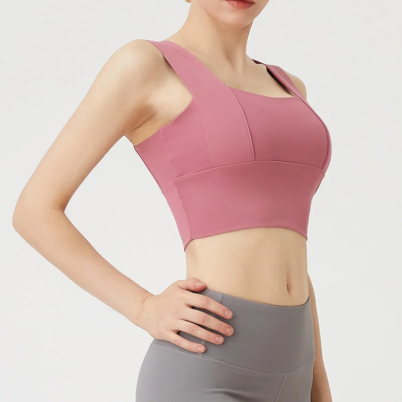 Classic Full Coverage Sports Bra Stretchy Wireless Bra