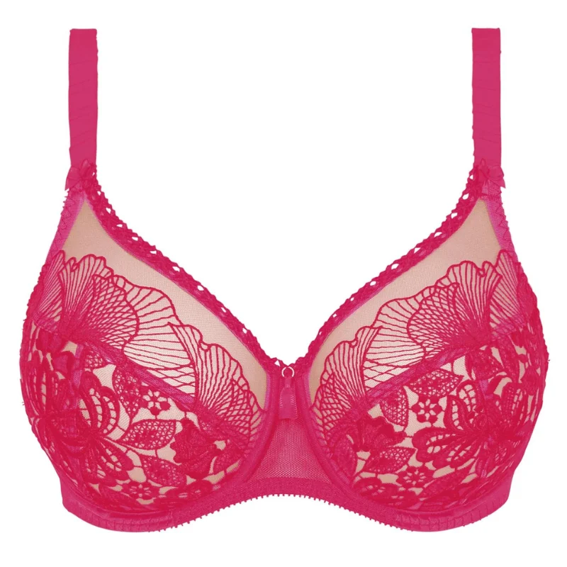 Empreinte Agathe Full Cup Bra Camelia Floral Lace Bra