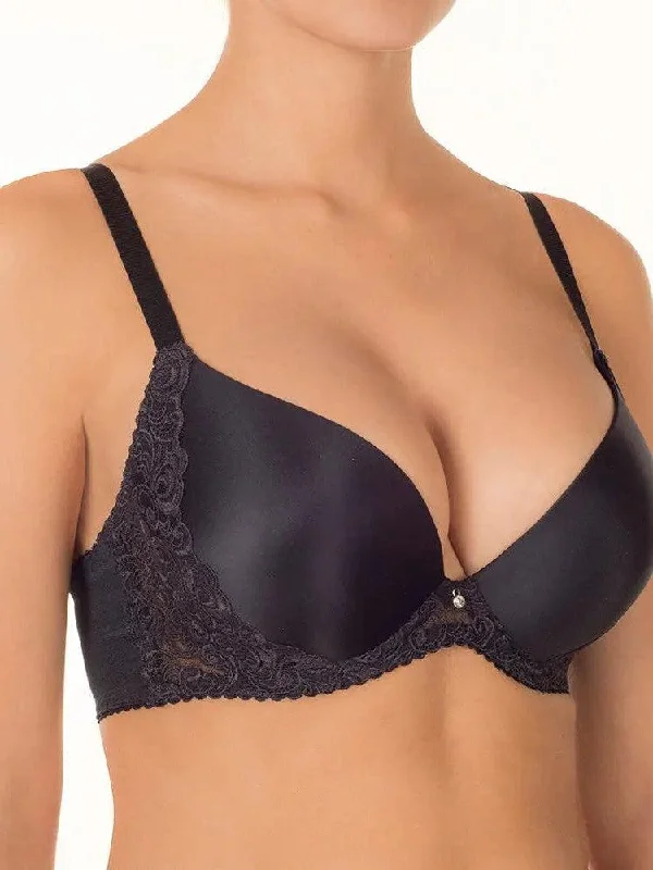 Black Evelen Push Up Bra Stretchy Wireless Bra